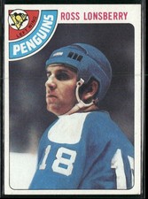 1978-79 Topps Ross Lonsberry #186 Pittsburgh Penguins