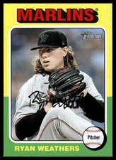 2024 Topps Heritage #136 Ryan Weathers Miami Marlins