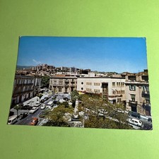 MESSINA LARGO SEGGIOLA MONUMNETO ALLA REGINA ELENA CARTOLINA A COLORI COLLEZIONE
