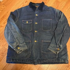 60s denim coveralls, Hercules buttons, blanket.