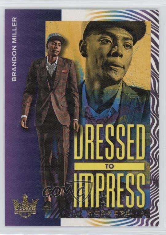 2023-24 Panini Court Kings Dressed to Impress Brandon Miller #7 Rookie RC