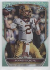 2022 Bowman U Chrome Aqua Wave Refractor 192/299 Tanner Morgan #11 5w0