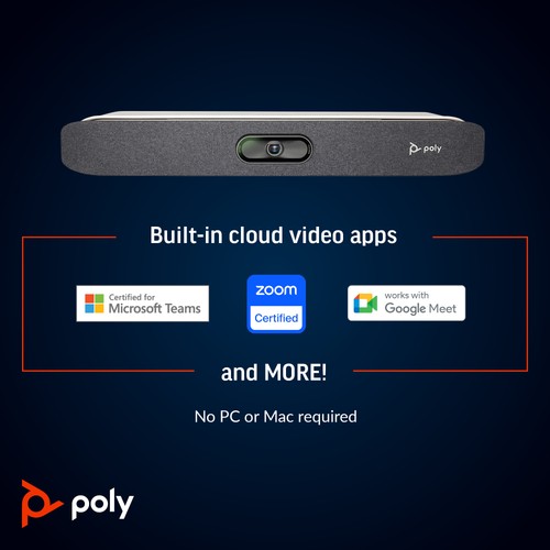 Poly Studio X30 All-In-One Video Bar z zestawem kontrolera TC8 - Zdjęcie 4 z 9