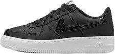 Big Kid's Nike Air Force 1 LV8 1 Black/Black-White FV7725 001