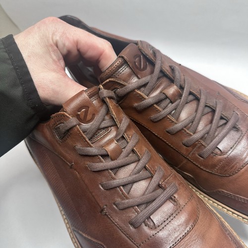 Ecco St.1 Hybrid Oxford Herren EU 46 12 - 12,5 Braun Leder Derby Elegant Schuhe - Bild 4 von 12
