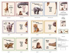 Panel de tela 36" | Elizabeth's Studio cuya nariz y dedos de los pies Soft Storybook Project