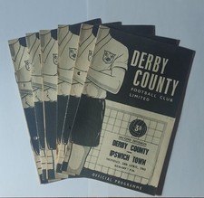 ***DERBY COUNTY FOOTBALL PROGRAMS - Seasons 1960/61 and 1961/62***