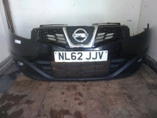 NISSAN QASHQAI J10 11-13 FRONT BUMPER BLACK USED OEM
