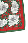 Brooks Brothers Womens Silk Holiday Scarf Green Size 34X34" — photo 2