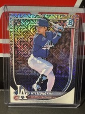Hyeseong Kim 2025 Bowman Chrome RC Mojo Refractor #2  Los Angeles Dodgers