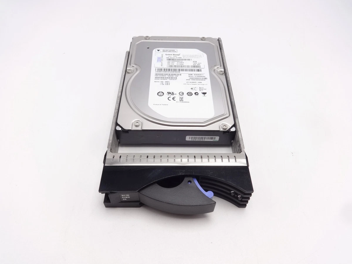 IBM 3.5 in Form Factor Internal Hard Disk Drives 7200 RPM Rotation