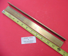 2 Pieces 1/8" x 1" C360 BRASS FLAT BAR 12" long Solid Stock H02 Temper New