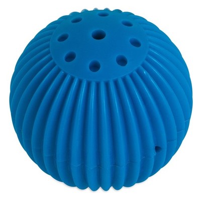 Pet Qwerks Talking Babble Ball - Interactive Chew Dog Toy - Small Small, Blue 