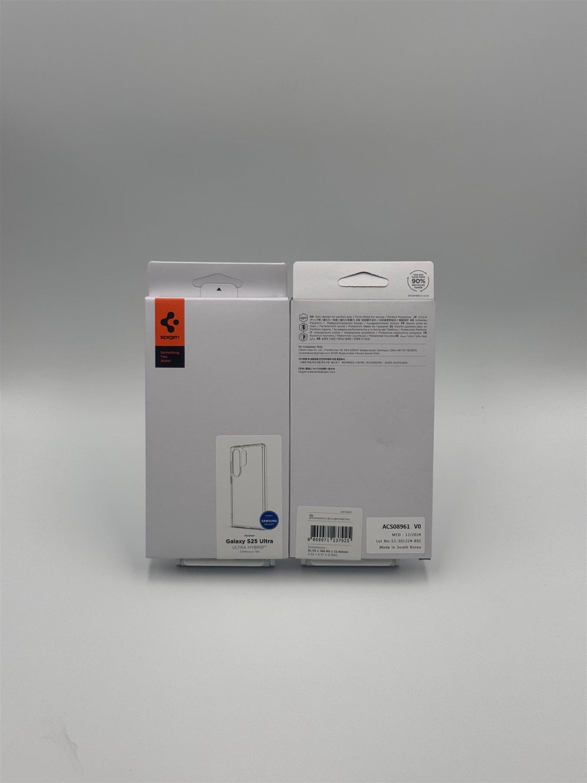 Spigen Ultra Hybrid Case for Samsung Galaxy S25 Ultra 6.9"" Clear - ACS08961