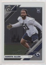 2019 Panini Donruss Optic Rookies Dakota Allen #117 uu6
