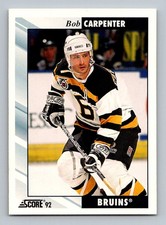 #142 1992-93 Score / Bob Carpenter Boston Bruins
