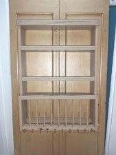 VINTAGE WOODEN KITCHEN/PLATE RACK FROM INDIA