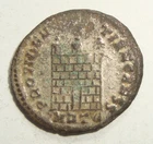 CONSTANTINUS II NUMMUS 3 TURRETS ANCIENT ROMAN YEAR 317 WORLD COIN 2.51g 18.7mm