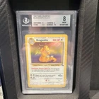 1999 POKEMON FOSSIL DRAGONITE HOLO R #4/62 BGS 8 NM-MT Beckett