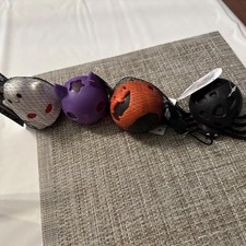 Halloween 2.5" Squishy Squeeze Stress Toys 4 pk Pumpkin Spider Ghost CAT 3
