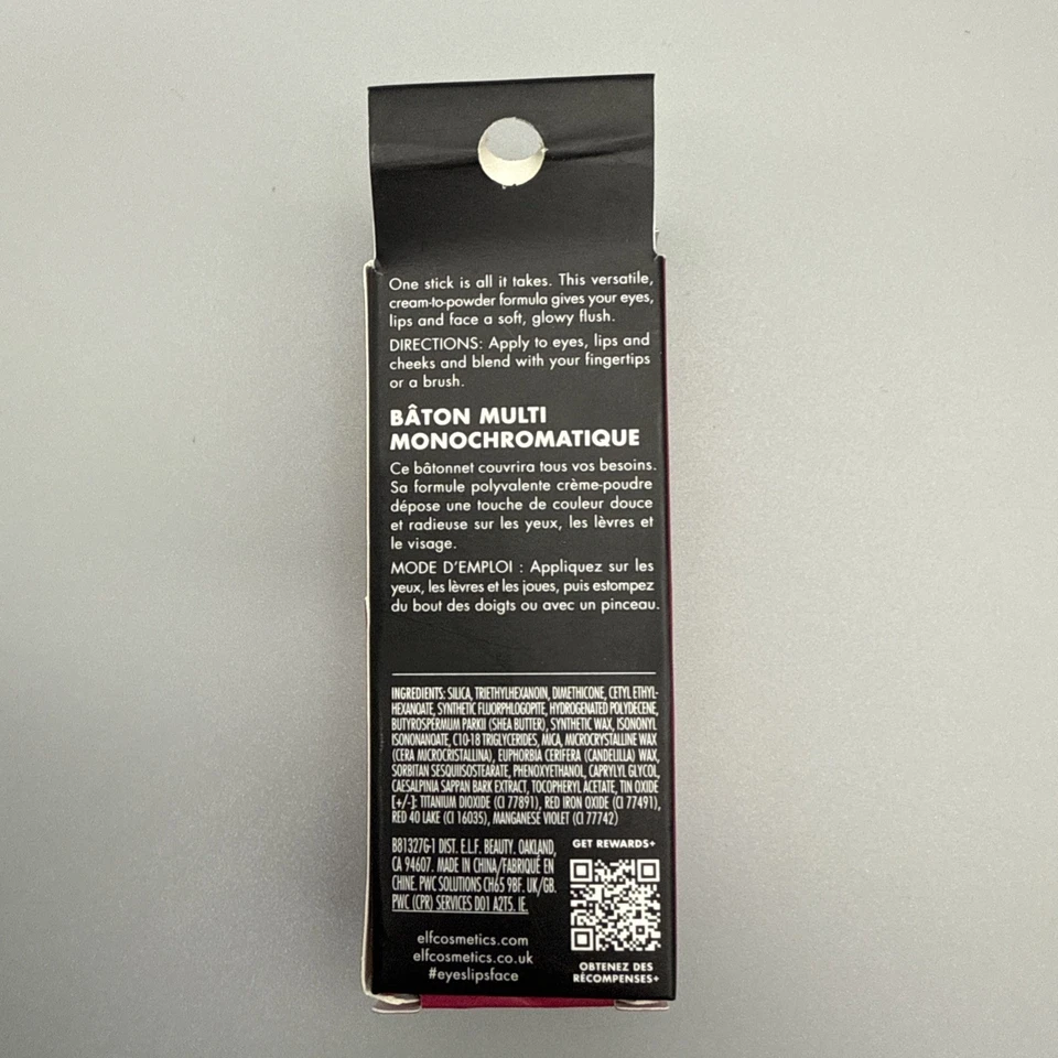 ELF e.l.f. Monochromatic Multi Stick Cream Face Lip Color 81327 Luminous Berry - Image 2 of 3
