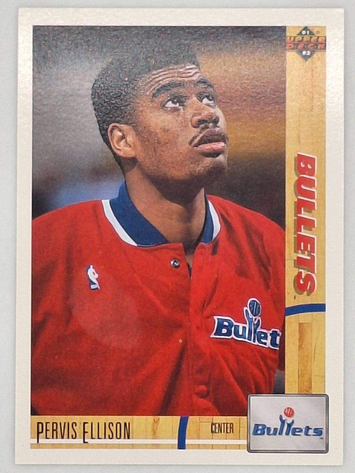 Pervis Ellison 385 NBA - Upper Deck 1991-92 Washington Bullets NM