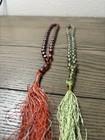 2 colored Beaded tasbeeh with tassels — photo 5