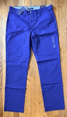 NWT Tommy Hilfiger Men's TH Flex Stretch Slim Fit Chino Pants 32x32