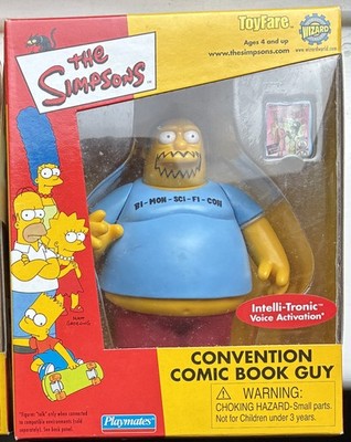 The Simpsons WoS Toy Fair Exclusive Convention Comic Book Guy New in Box