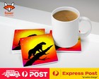 COASTER COFFEE DRINKING MAT|AFRICAN CHEETAH ANIMAL 17
