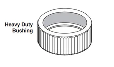 MITEE-BITE USA #11520 Loc-Down Heavy Wall Bushing For 1/2" & M12 Loc-Downs