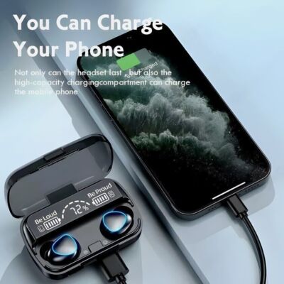 Bluetooth Wireless Kopfhörer TWS Ohrhörer Mini In-Ear Pods für Android