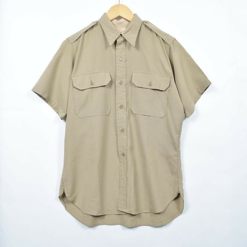 The 50S Short Sleeve Work Shirt Mens M Vintage Eaa