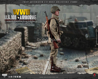 その他 Soldier Story Scale WWII U.S. 101st Airb SOLDIER STORY WWII US 101st Airborne DIV. Private First