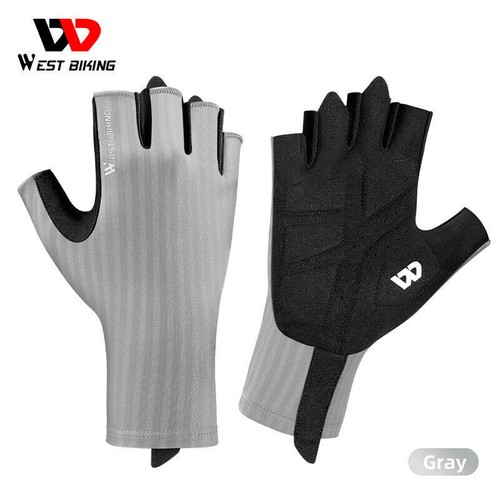 WEST BIKING Road Bike Breathable Gloves Cycling Half Finger Non-slip Gloves - Picture 44 of 60