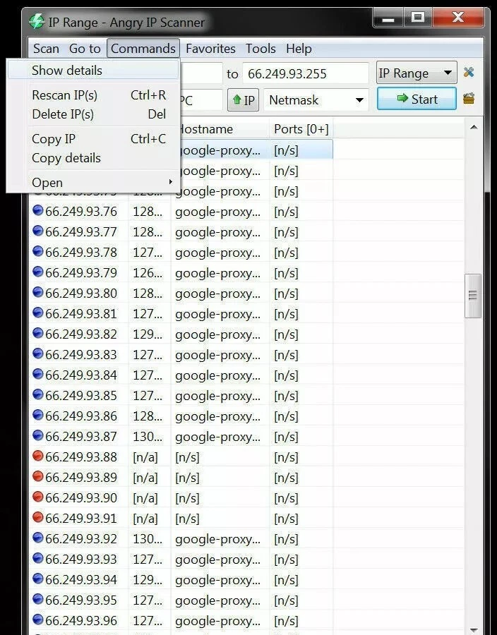 Angry IP Scanner ~ Full Network Scan & Port Scanner Software PC for Windows ~ CD - Image 3 of 4