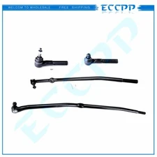4pcs Front Tie Rod Links Kit For 03-08 Dodge Ram 2500 3500 4x4 8-Lugs Suspension