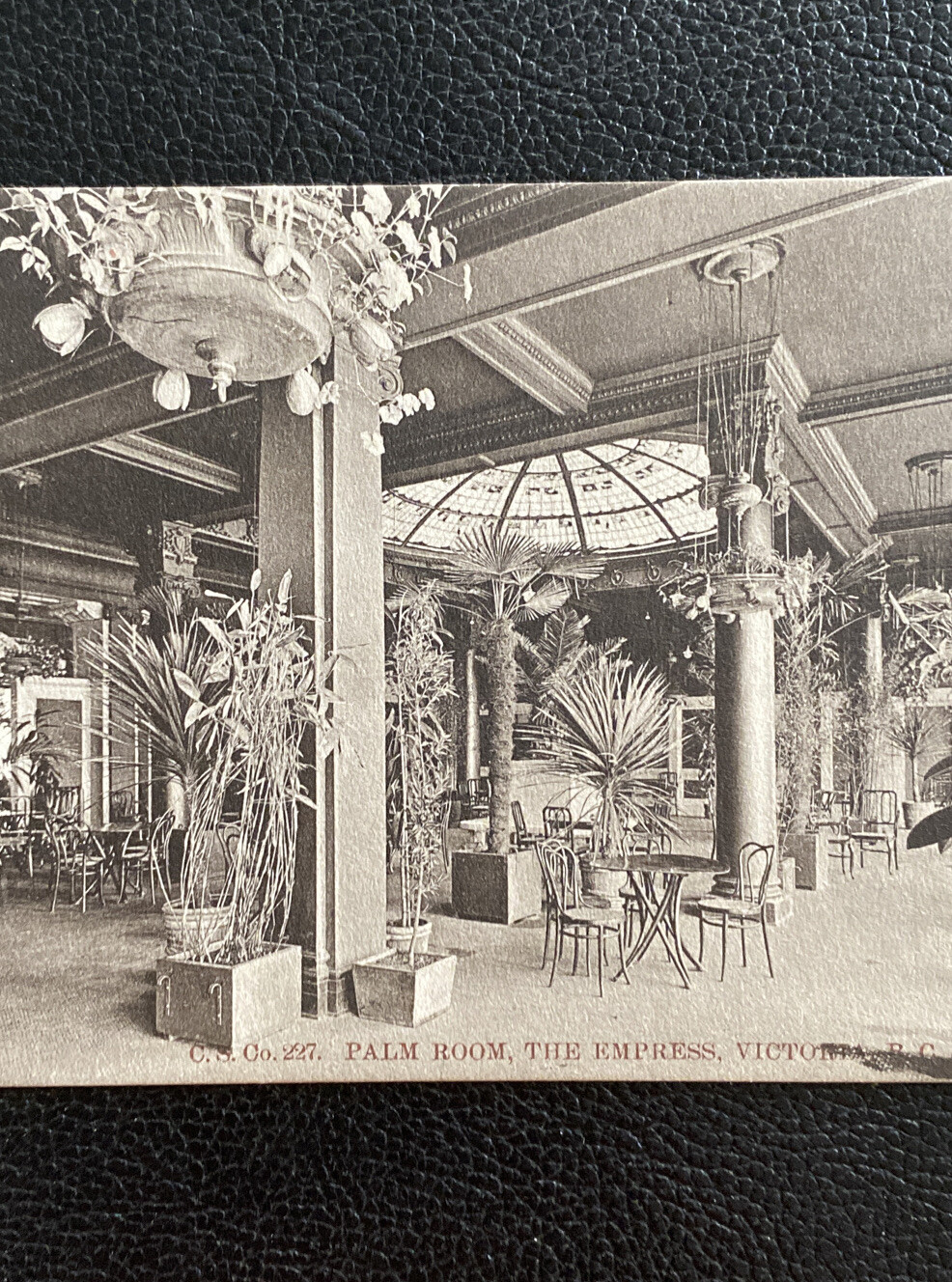 Vintage Postcard, Empress Hotel Palm Room Victoria B.c. Canada Un-Posted P72