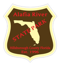 4" alafia river state park hillsborough county bumper sticker decal usa made