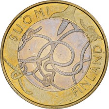 [#1274358] Finlandia, 5 Euro, Tavastia, 2011, Vantaa, Bi-metallico, SPL, KM:161
