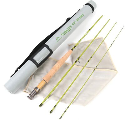 Ultra-lite Fliegenrute für Bach Panfish/Forelle in 6 /6 6  /7 /7 6   1/2/3wt 