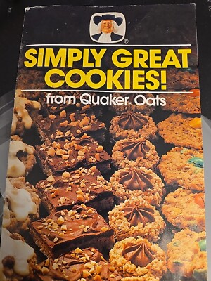 1983 Cookbook Simply Great Cookies from Quaker Oats advertising booklet G+ B290