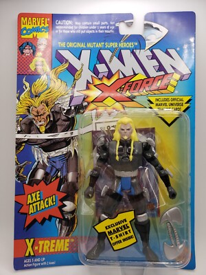 X-Men/X-Force Series 2, X-Treme with Axe Attack  by Toy Biz 1994 Marvel Comics