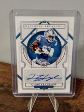 2020 National Treasures Rookie Signatures SP /99 #120 Quintez Cephus Lions RC