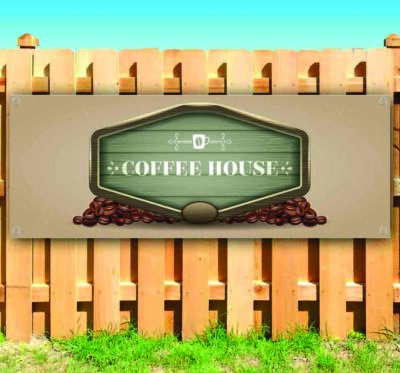 COFFEE HOUSE Advertising Vinyl Banner Flag Sign Many Sizes LATTE ESPRESSO