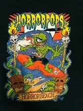 2000s Horrorpops Horrorbeach Tee RARE Size M Rock Punk 2007 Band Music Tour 