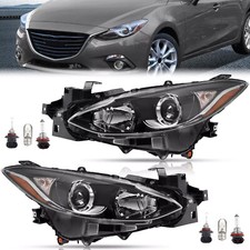 Headlight Assembly Lh Rh Fit For Mazda 3 2014 2015 2016 Driver Passenger Side Headlight Assembly Lh Rh Fit For Mazda 3 2014 2015 2016 Driver Passenger Side