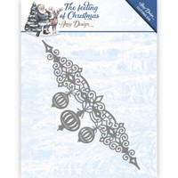 Stanzschablone - Amy Design -The Feeling Of Christmas - Weihnachtskugeln BordüRe