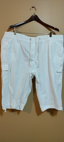 24W white capri cargo pants | eBay