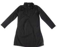 Little Black Tunic Dress High Neck   size XL